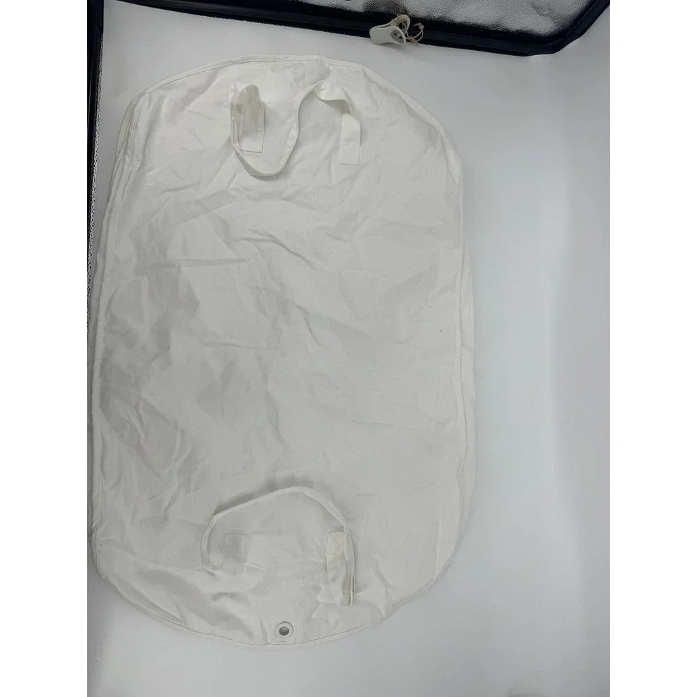 Dior Garment Bag Unisex White Canvas Logo Luxury Travel Suit Cover